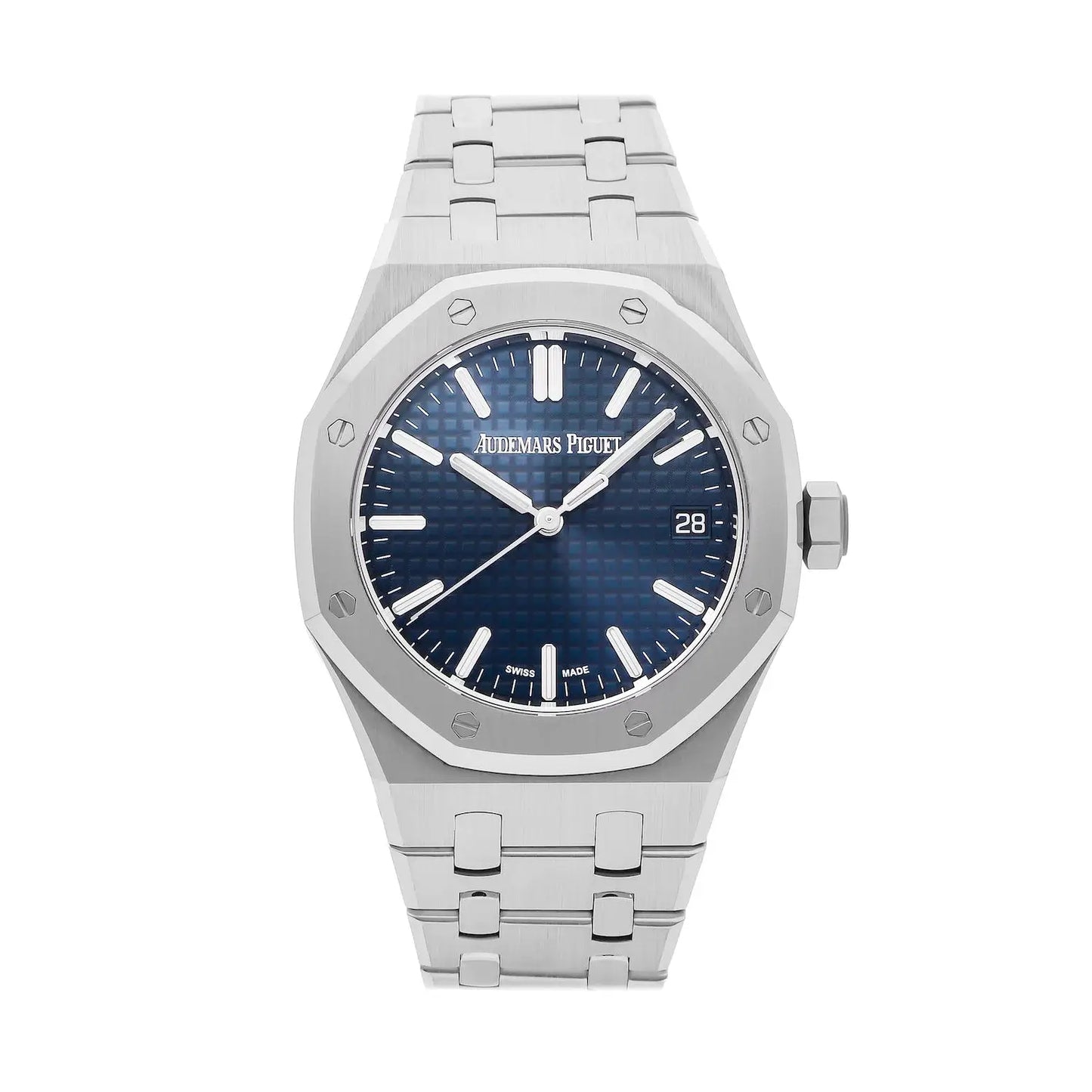 Royal Oak Silver Bracelet Blue Dial 2 copy