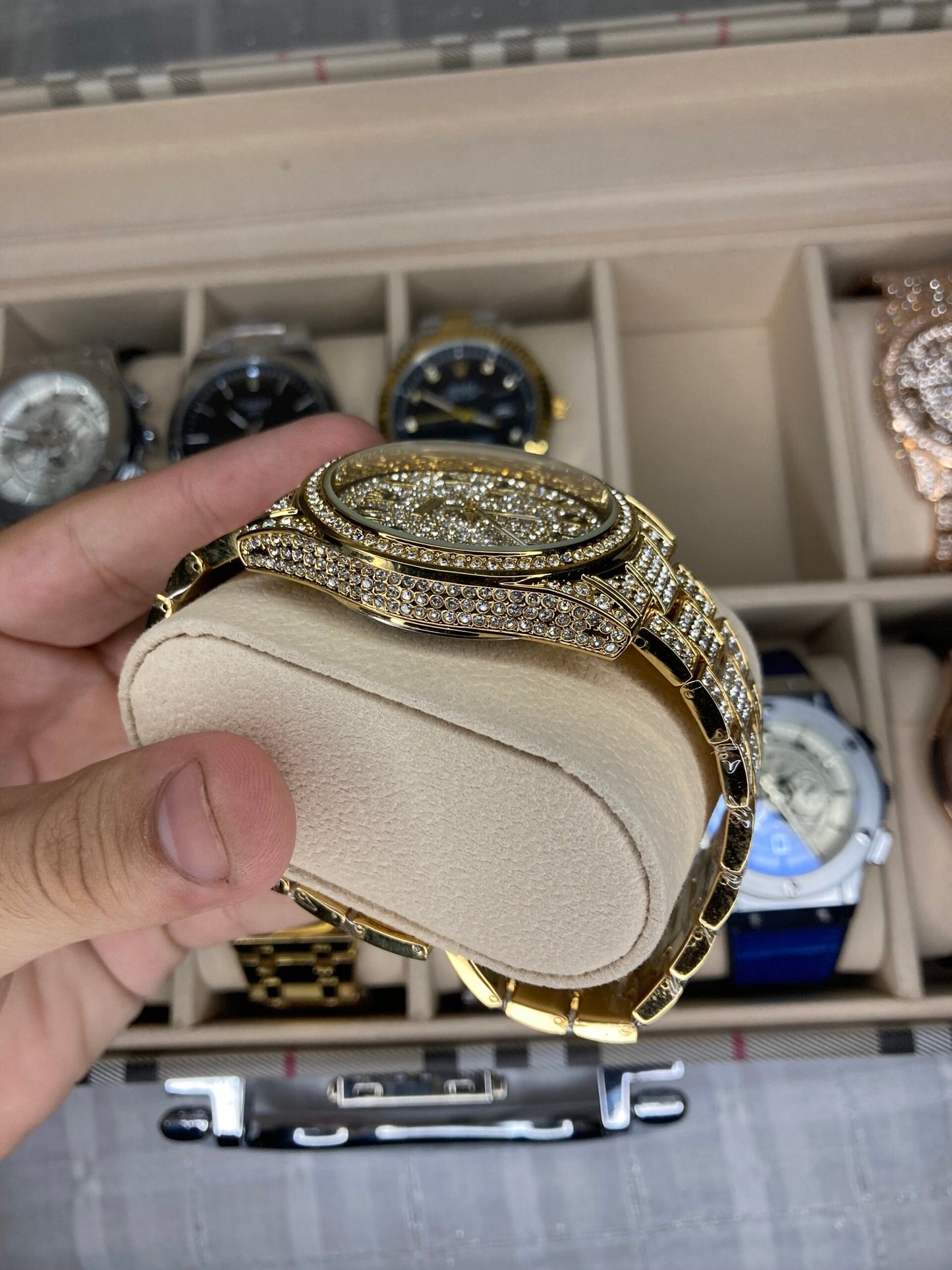 ROLEX FULL STONE Gold