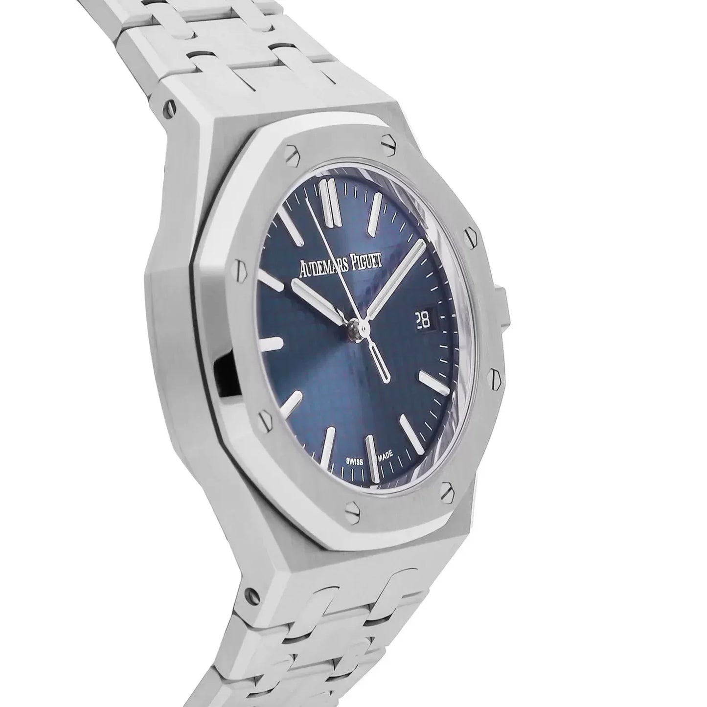 Royal Oak Silver Bracelet Blue Dial 2 copy