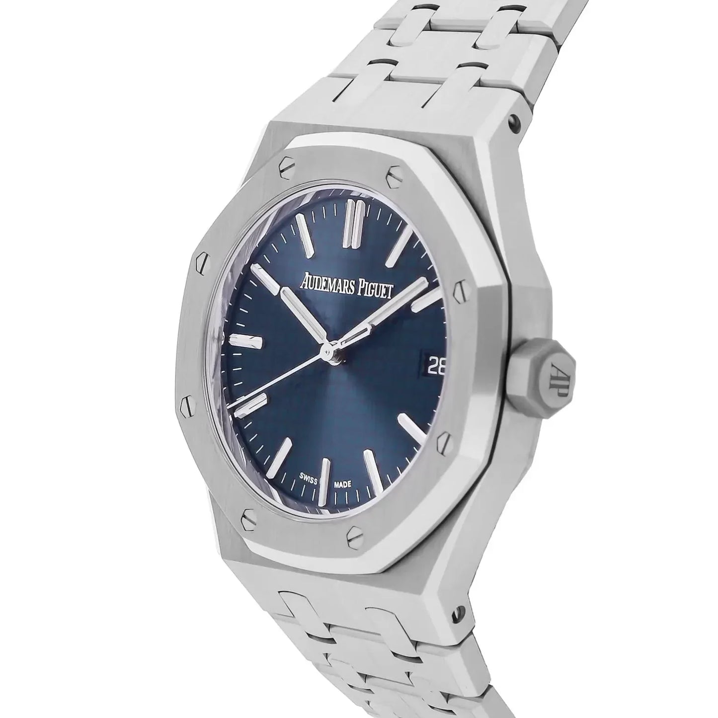Royal Oak Silver Bracelet Blue Dial 2 copy