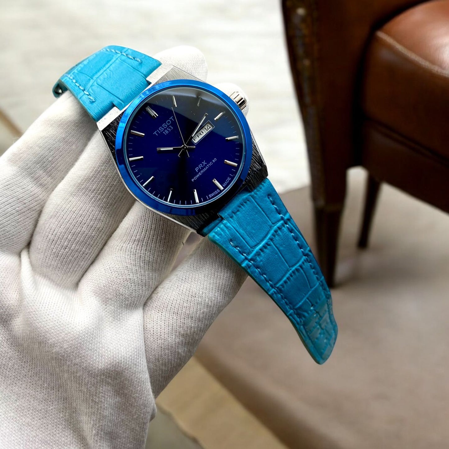 Tissot Prx Leather Strip Master Copy