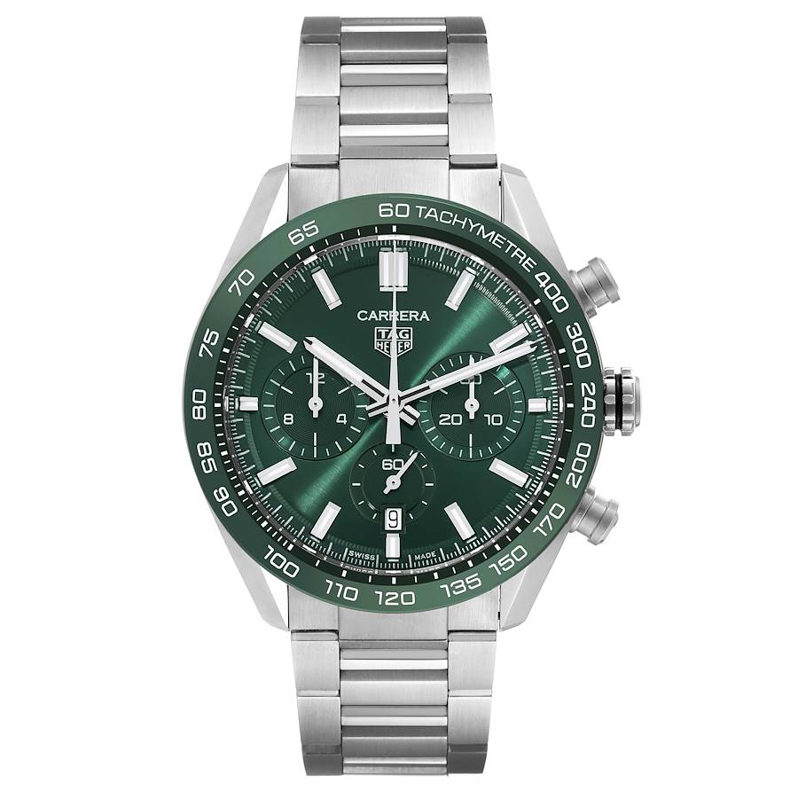 Tag Heuer Carrera Chronograph Green Dial Watch MASTER COPY