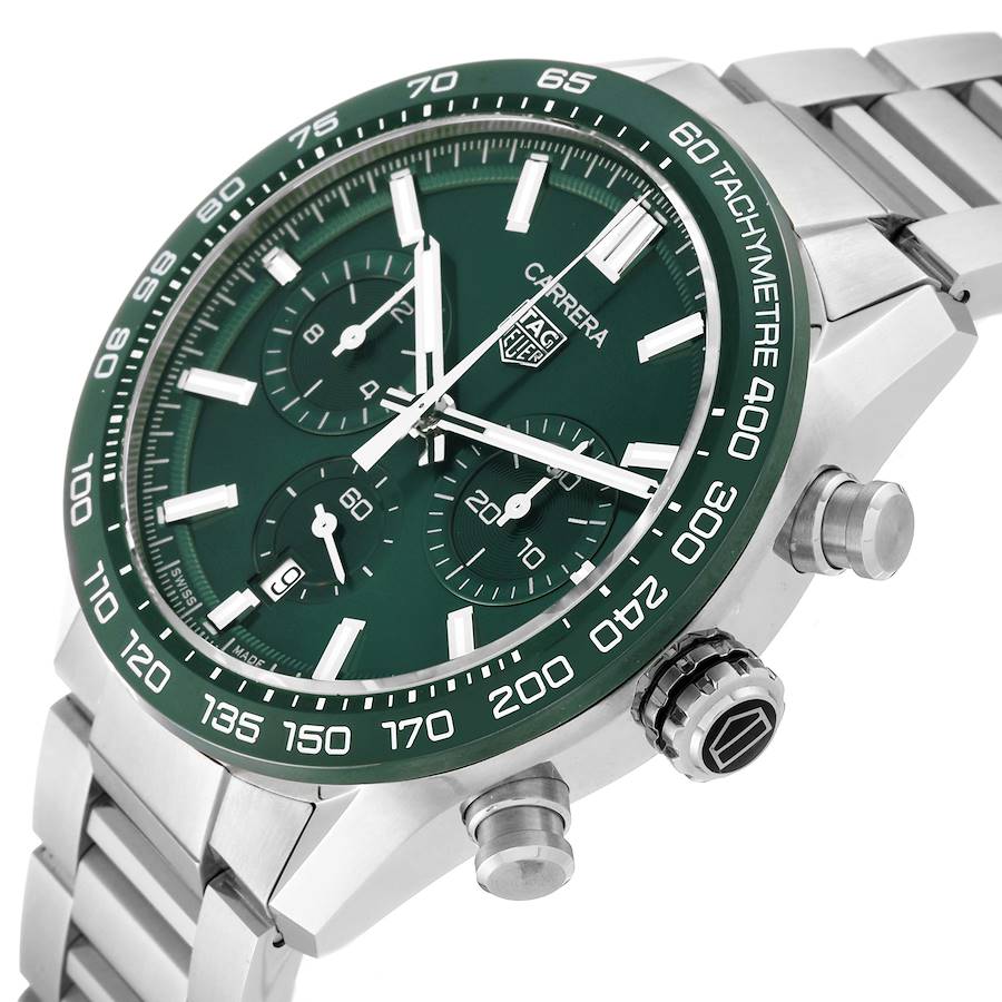 Tag Heuer Carrera Chronograph Green Dial Watch MASTER COPY