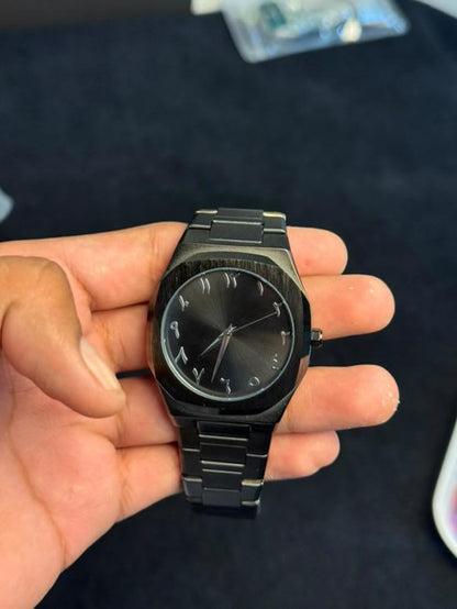 Arabic-style chain premium stainless steel with a sophisticated black finish