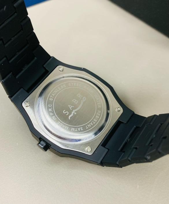 Arabic-style chain premium stainless steel with a sophisticated black finish