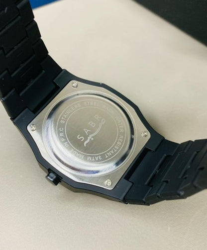 Arabic-style chain premium stainless steel with a sophisticated black finish
